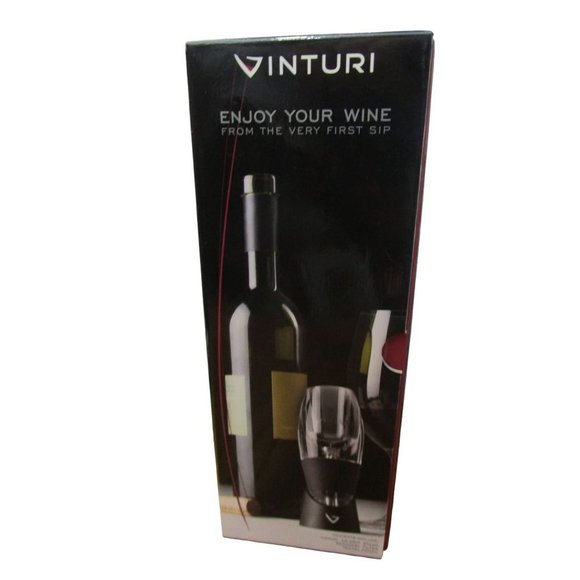 Vinturi Essential Wine Aerator New Stand Sediment Filter Travel Pouch IOB - Picture 10 of 12